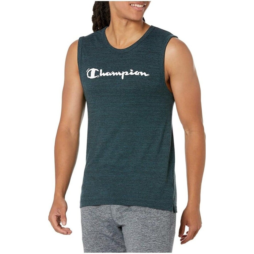 NWT Men's Champion Powerblend Tank in Black, Size Medium